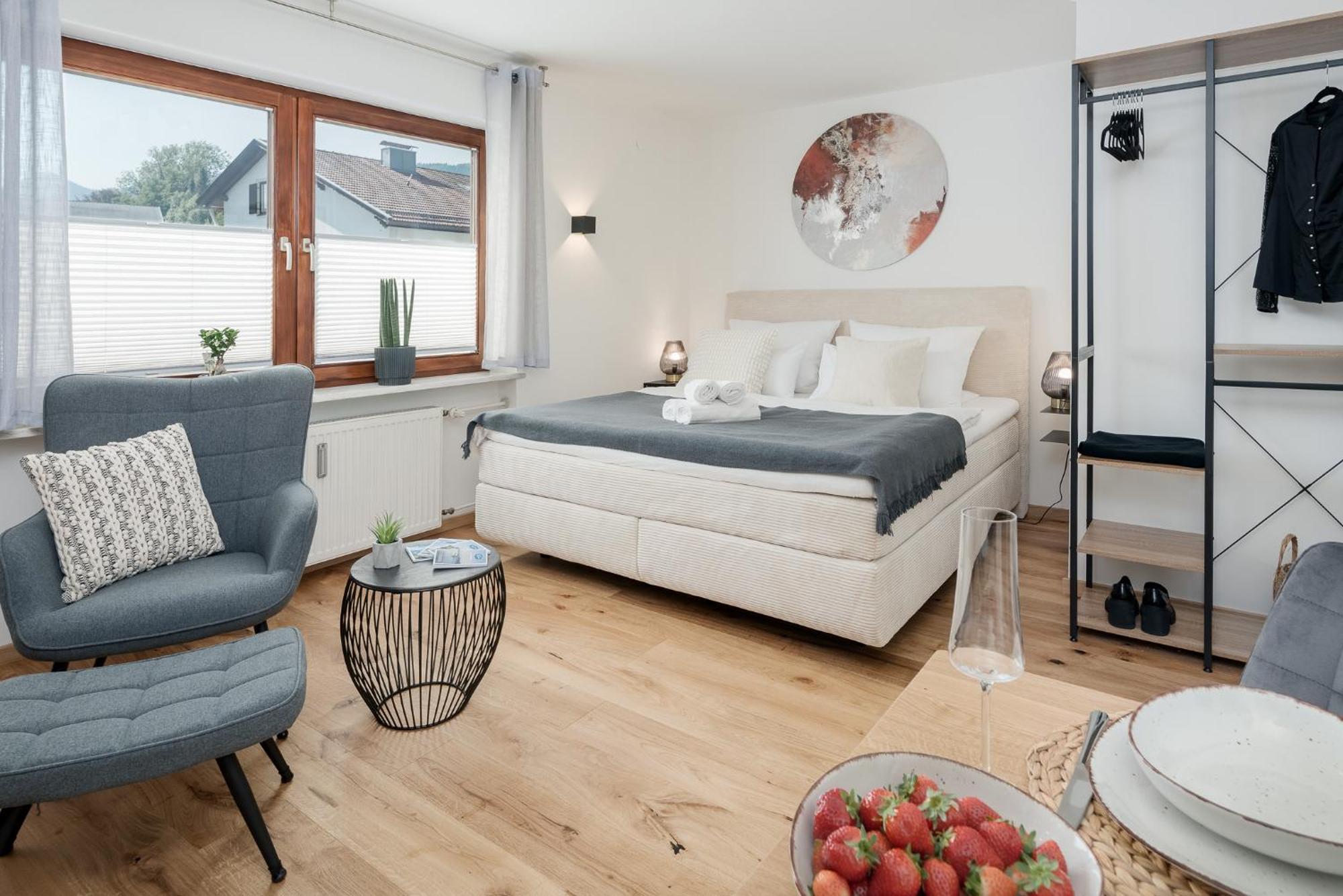 Fenjoy Design Studio Apartment Bernau am Chiemsee Luaran gambar