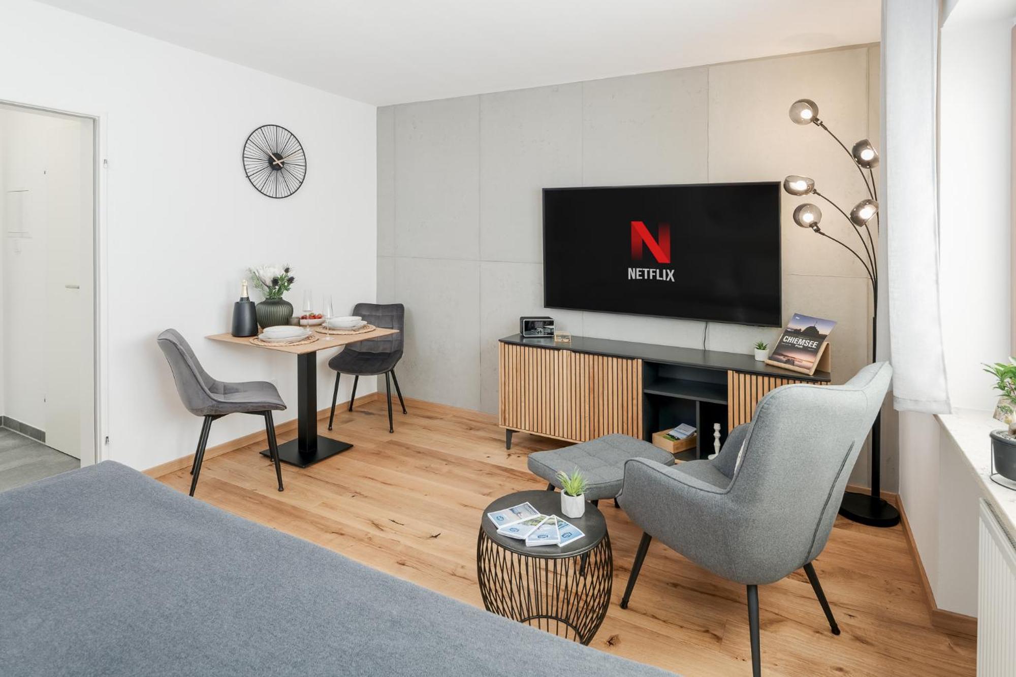 Fenjoy Design Studio Apartment Bernau am Chiemsee Luaran gambar