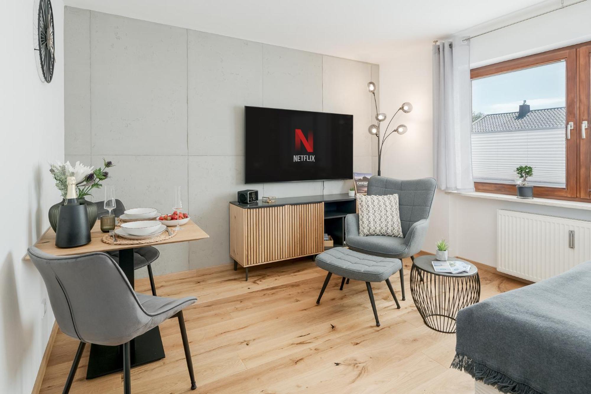 Fenjoy Design Studio Apartment Bernau am Chiemsee Luaran gambar