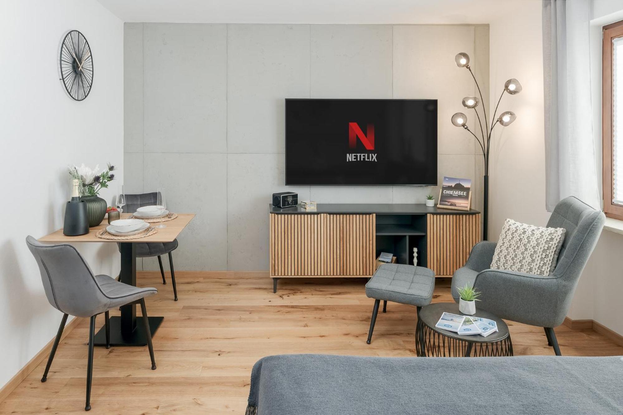 Fenjoy Design Studio Apartment Bernau am Chiemsee Luaran gambar